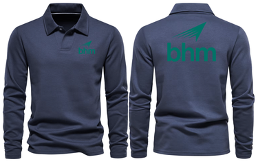 BHM AIRPORT LONG SLEEVE POLO